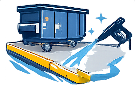Commercial pressure washing services